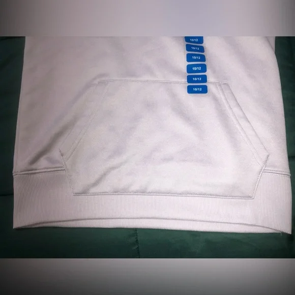 NWT Boy's HURLEY H20-Dri French Terry Solar Hoodie Size 10/12 Gray/Black - Picture 5 of 10